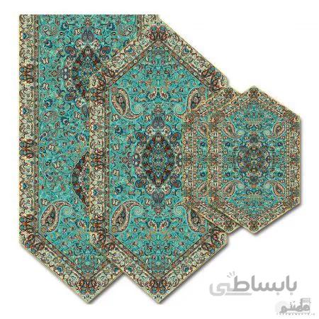 سرویس کامل رومیزی ترمه طرح سالار کد 618