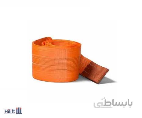 تسمه حمل بار چینی دوبل ظرفیت 10 تن و عرض 25 سانتی متری رنگ نارنجی