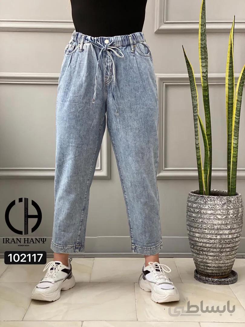 شلوار جین مام فیت برفکی Denim ایران هانی 102117