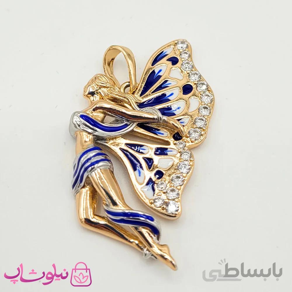 پلاک زنانه ژوپینگ طرح فرشته ابی کد 716