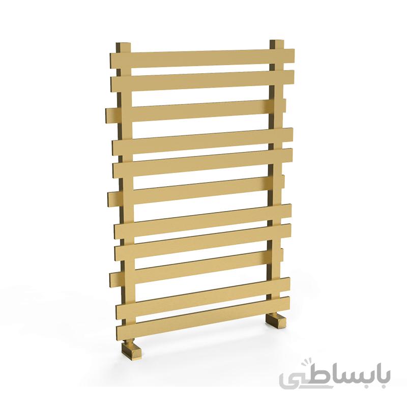 حوله خشک کن استیل زرین طلایی مات