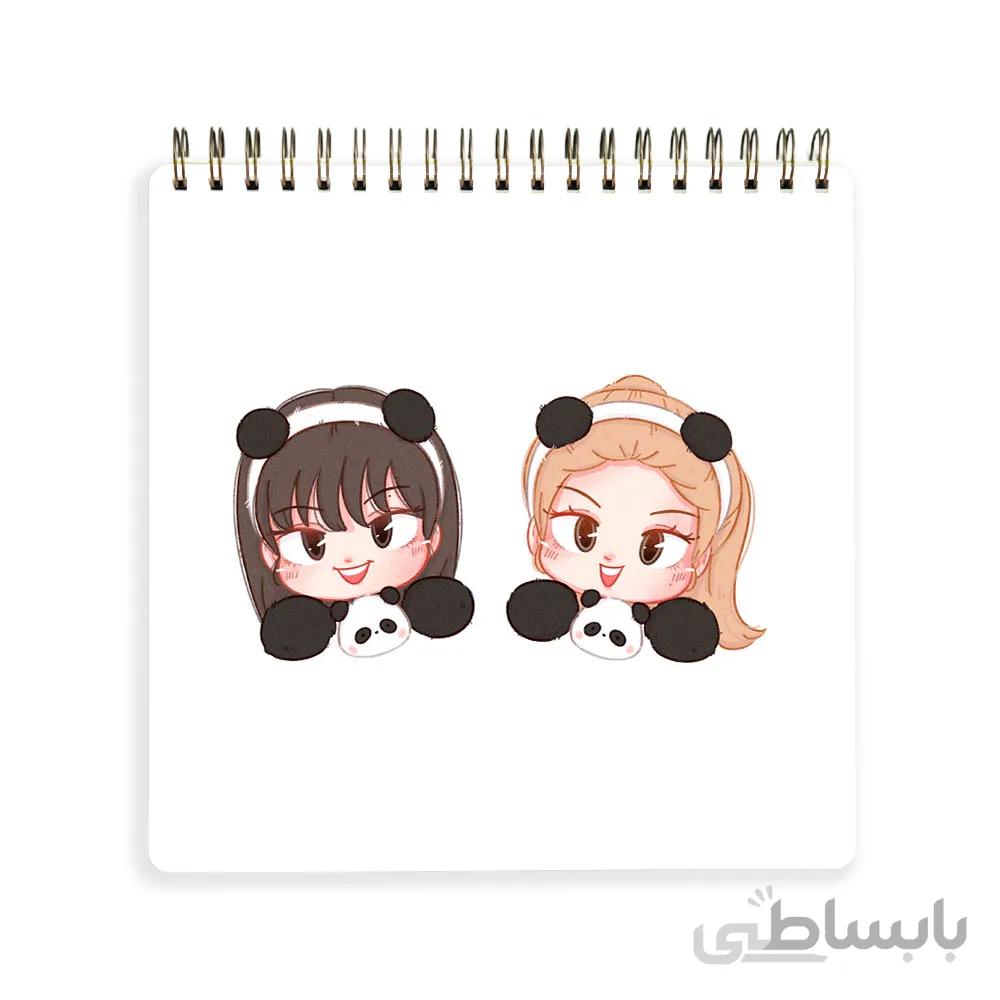 دفترچه يادداشت black pink کد 10100208