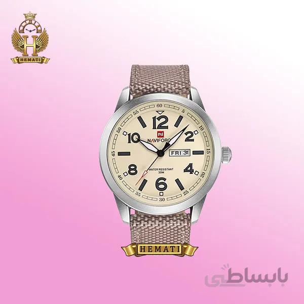 ساعت مردانه نیوی فورس Naviforce NF9101M (بند کرم)