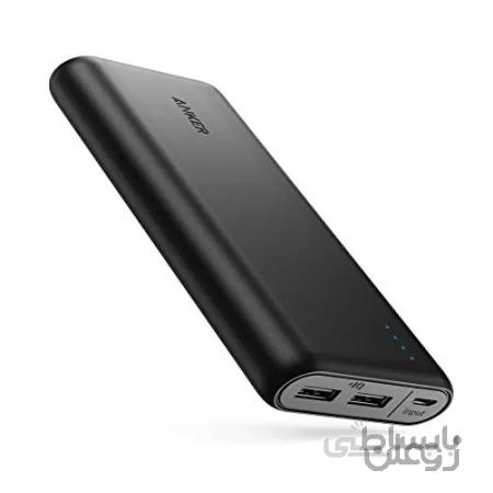 شارژر قابل حمل Anker PowerCore 20100mAh - با قدرت فوق العاده با ظرفیت بالا با خروجی 4.8A، بسته باتری خارجی برای iPhone، iPad و سامسونگ کهکشان و بیشتر (سیاه)