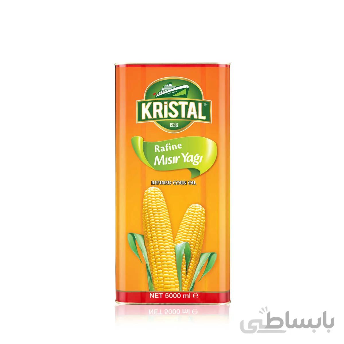 روغن ذرت کریستال 5 لیتری