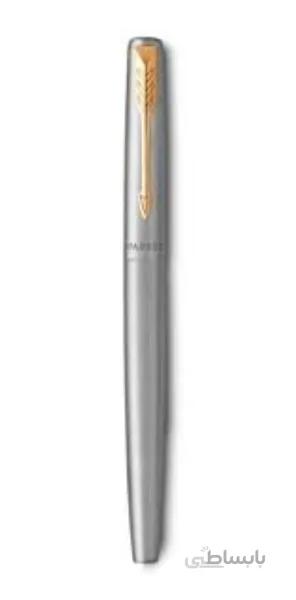 خودنويس تمام استيل گيره طلا PARKER Jotter