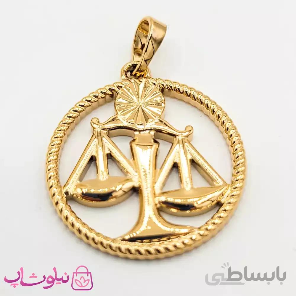پلاک ماه تولد مهر ژوپینگ طرح ترازو