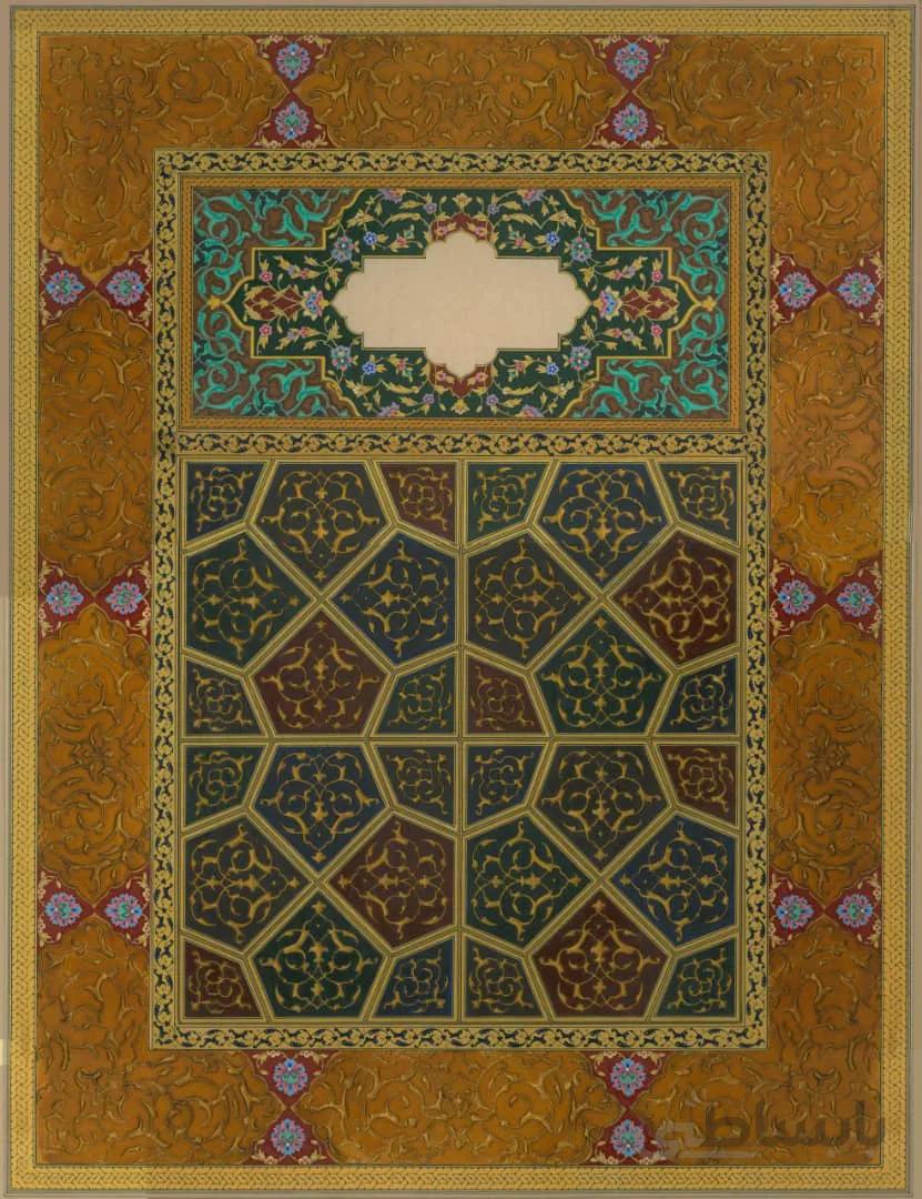 تابلو تذهیب پنجره