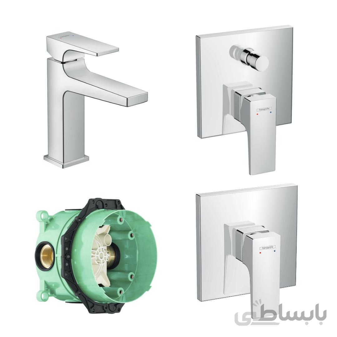 ست شیرآلات توکار هانس گروهه مدل Metropol کد KH1072 ا Hansgrohe Metropol set