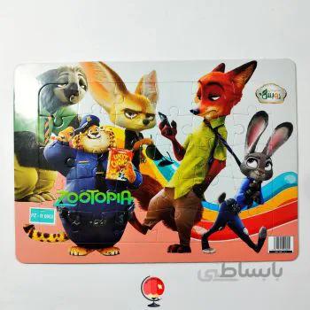 پازل پشت وایت برد ZOOTOPIA