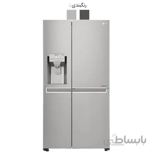 یخچال فریزر ساید بای ساید ال جی مدل J34 ا LG Side by Side Refrigerator J34 کد 341079