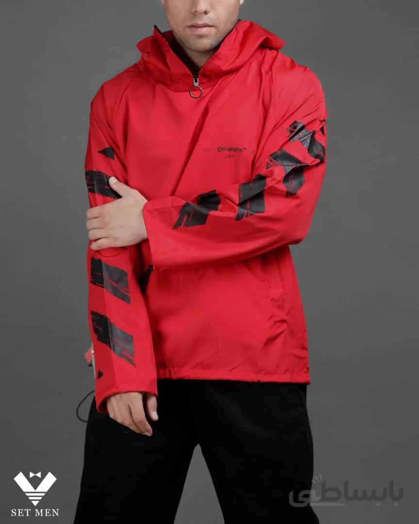 بارونی off-white کلاه دار br103