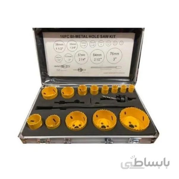 مجموعه 16 عددی مته گردبر مدل 160