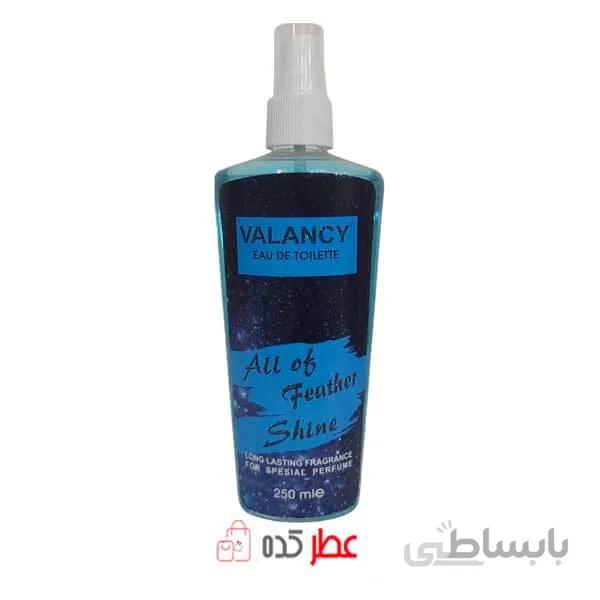 بادی اسپلش والنسی مدل Valancy All Of feather Shine حجم 250 میل