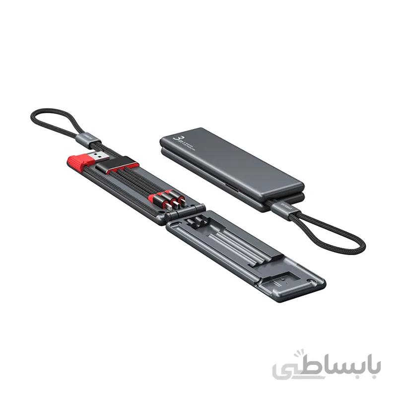 کابل شارژ سه کاره OATSBASF Magic Box