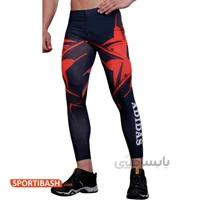 لگ ورزشی مردانه طرح مشکی و قرمز