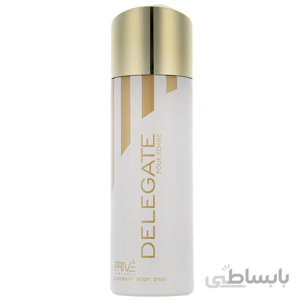 اسپری زنانه امپر پرایو مدل Delegate حجم 175 میلی لیتر Emper Prive Delegate Spray for Women 175ml