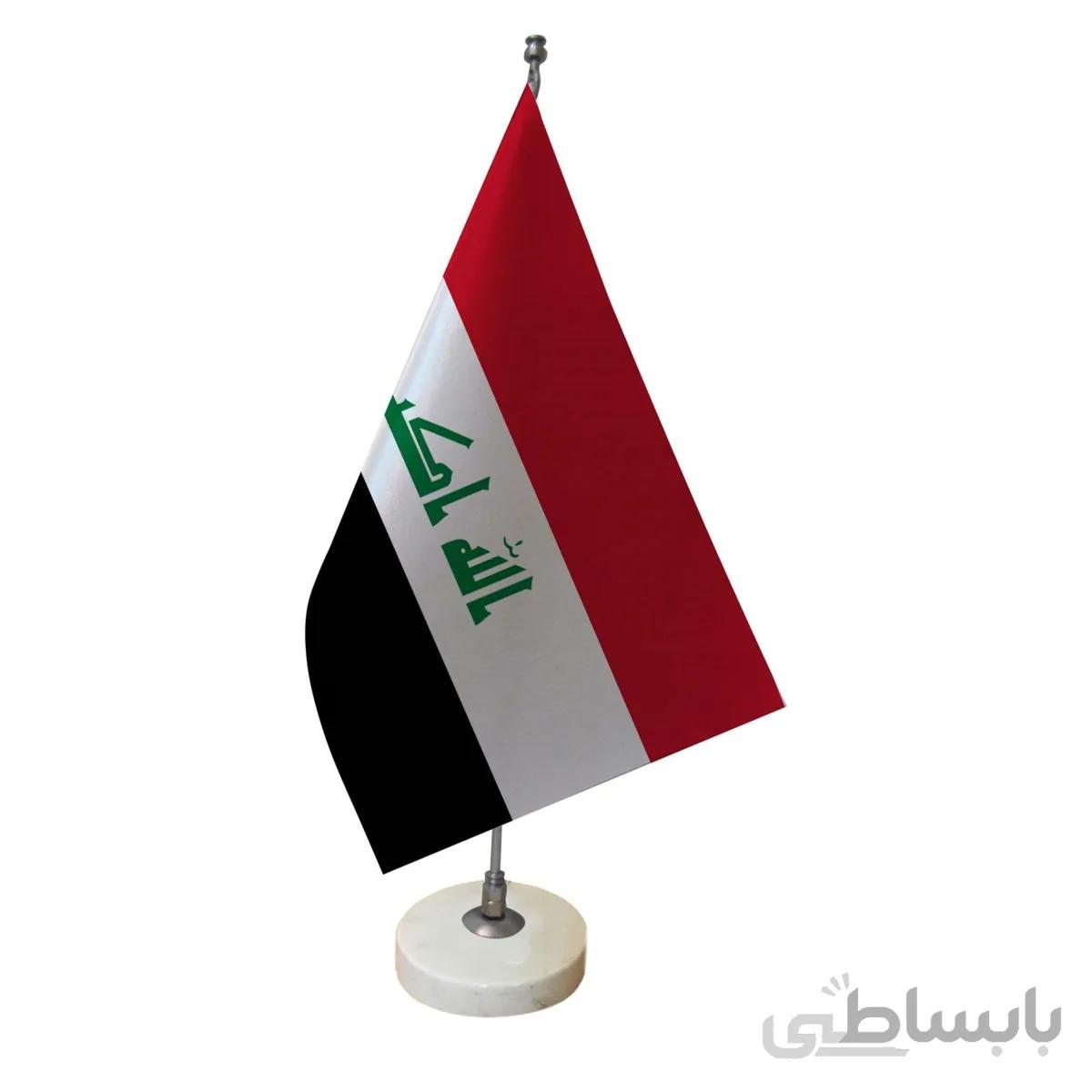 پرچم رومیزی طرح پرچم عراق pr19