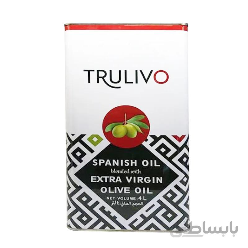 روغن زیتون ترولیوا TRULIVO حجم ۴ لیتر