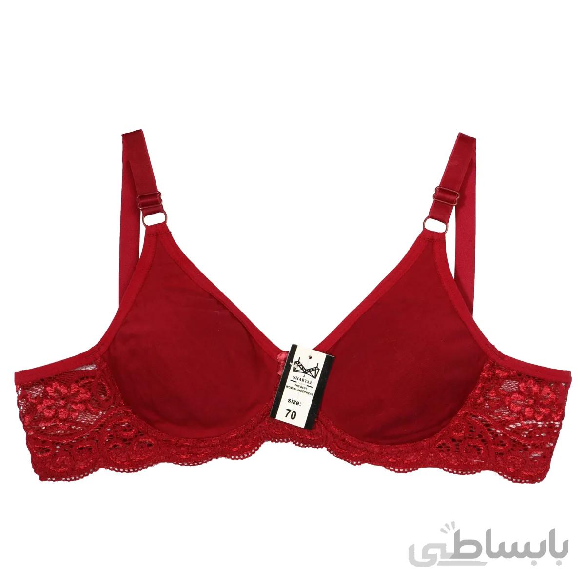 سوتین شب تاب کد 068 نخی پرسی پک 4 عددی