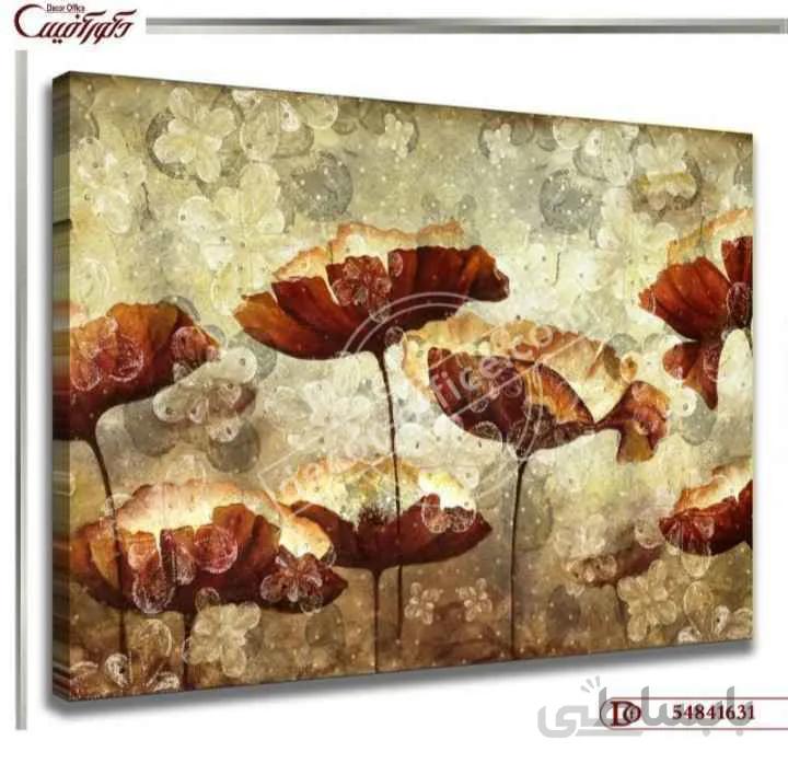 تابلو دیواری گل 1631 ا Flower wall painting 1631