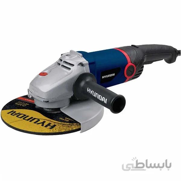 فرز سنگبری هیوندای 2000 وات مدل HP2023 ا Hyundai Large Angle Grinder HP2023