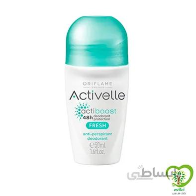 مام رولی دئودورانت فرش 48 ساعته اکتیول Activelle اوریفلیم33140(50 میل)