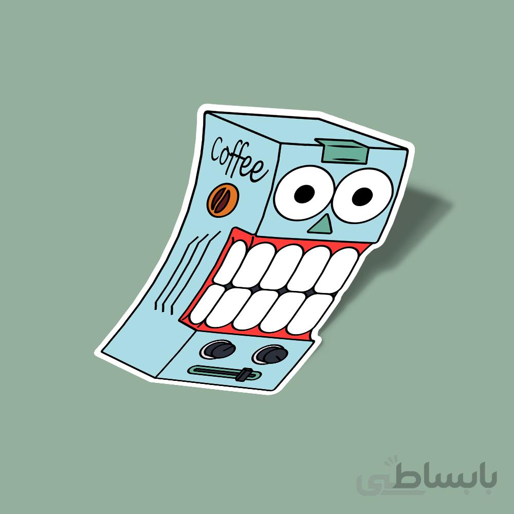 استیکر قهوه ساز