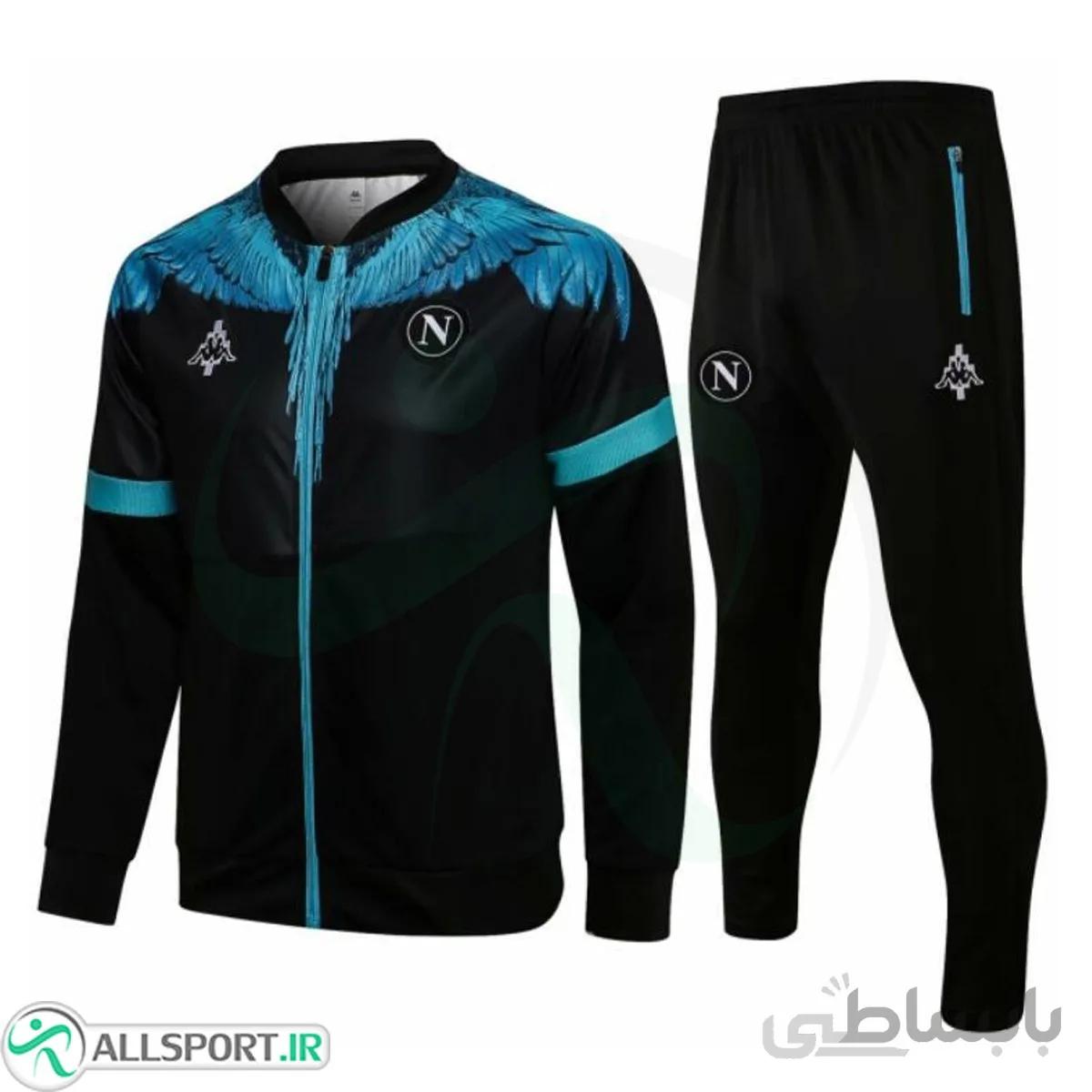 گرمکن شلوار ناپولی Napoli Training Tracksuit 2021-22 Blue Black