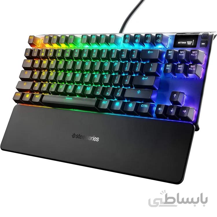 کیبورد گیمینگ استیل سریز APEX 7 TKL Red Switch ا SteelSeries APEX 7 TKL Red Switch Mechanical Gaming Keyboard