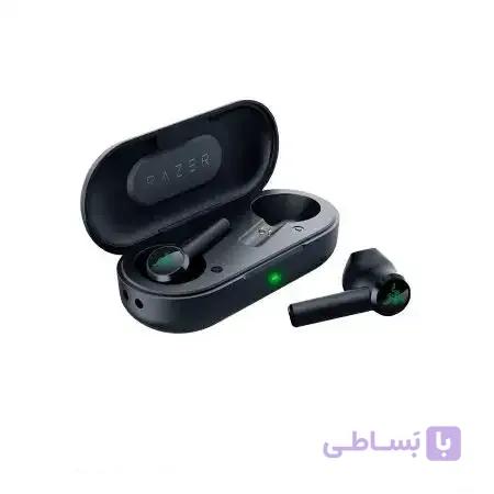 ایرباد ریزر سری Hammerhead - دارای بلوتوث ،بی‌سیم و امکان کنترل لمسی با باکس جداگانه برای شارژ مقاوم در برابر نفوذ آب