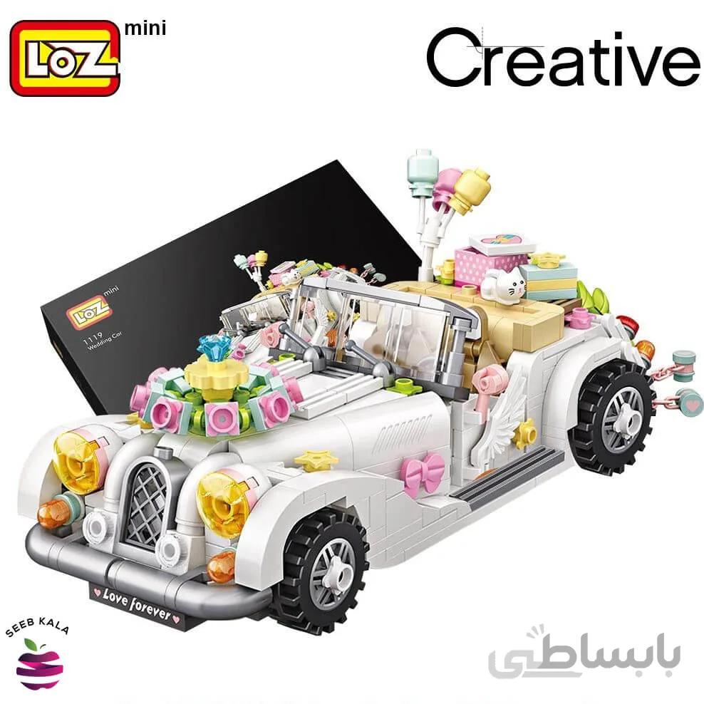 پازل ساختنی لوز طرح ماشین عروسی 1119