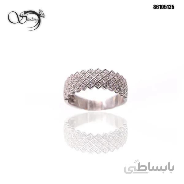 انگشتر نقره زنانه کد:۱۵۵۳