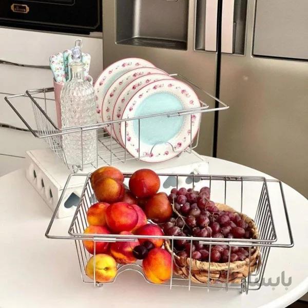 آبچکان استیل با دستگیره ریلی