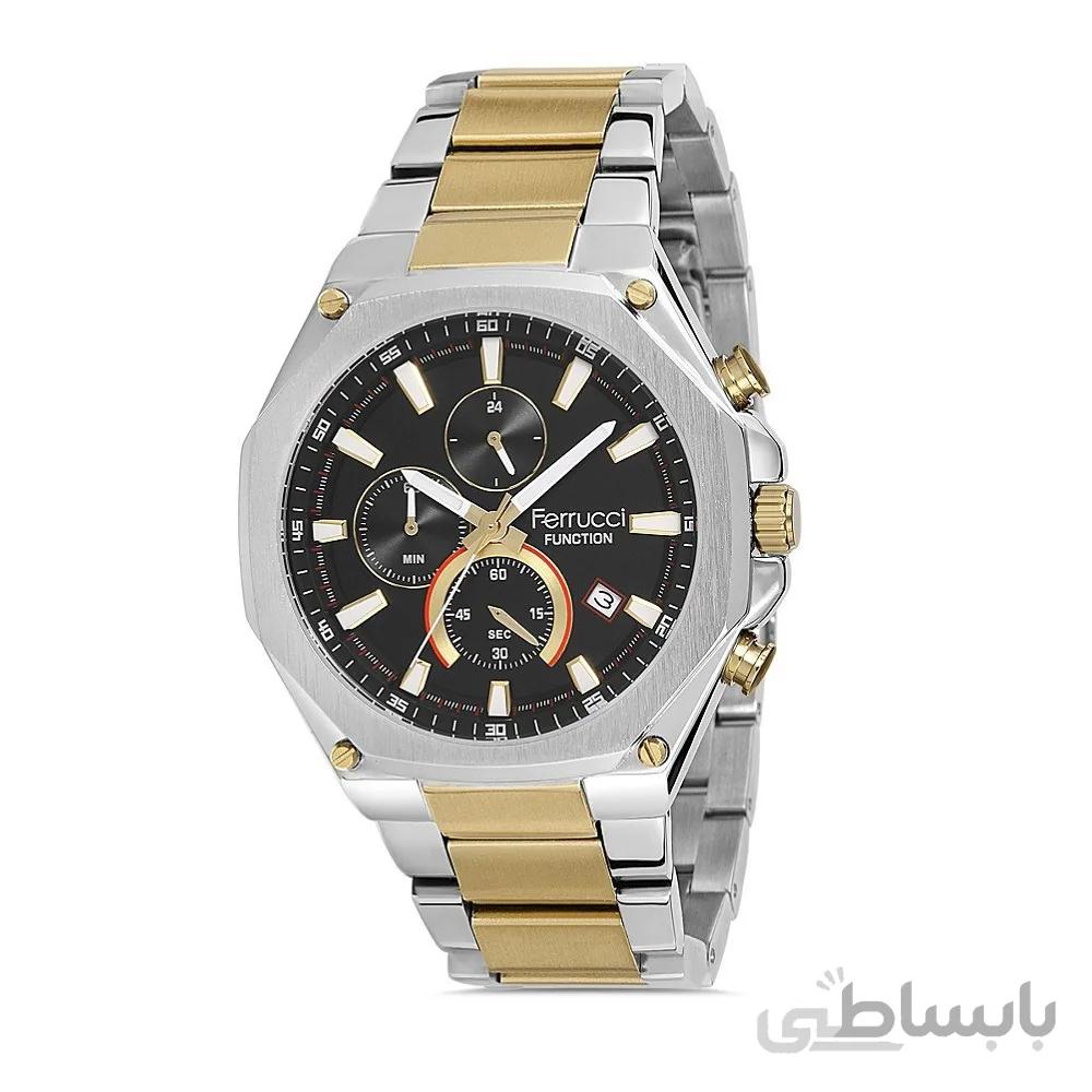 ساعت مچی عقربه ای مردانه برند فروچی Ferrucci مدل FC 13906TM.04