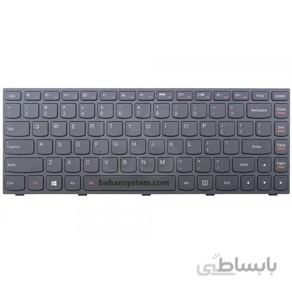 به همراه لیبل کیبورد فارسی جدا گانه ا کیبورد لپ تاپ لنوو IdeaPad مدل G4070