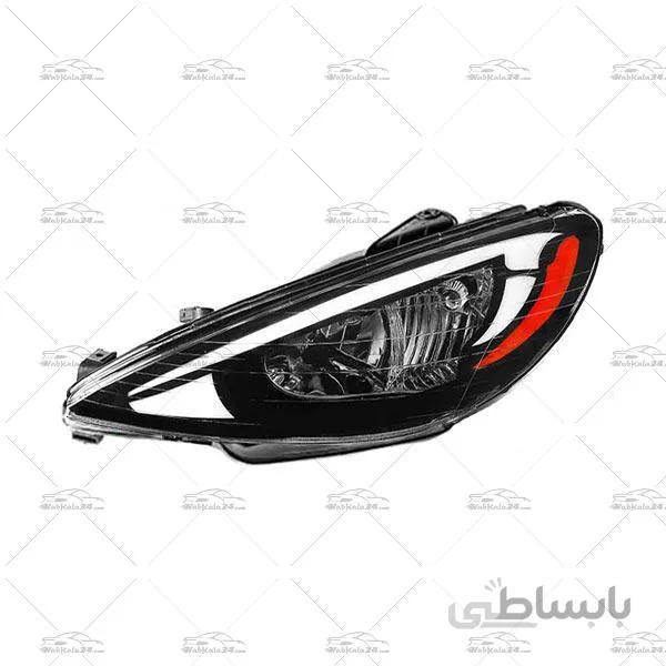 چراغ جلو اسپرت پژو 206 طرح گرند