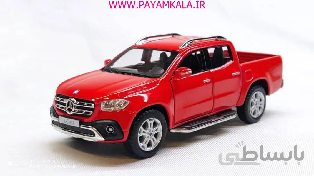 ماشین فلزی مرسدس بنز وانت (BENZ X-CLASS KINSMART) قرمز