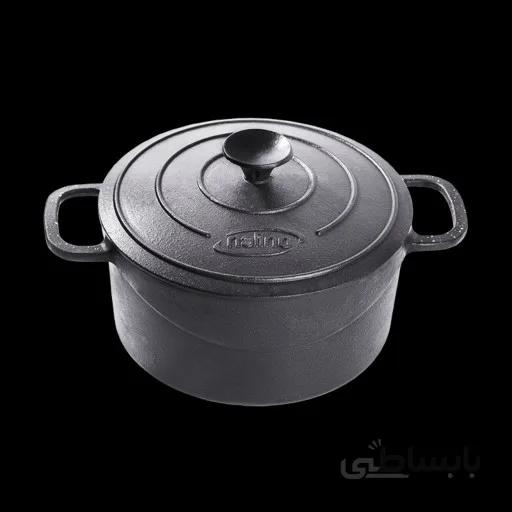 قابلمه تک چدن سایز ۲۴ نالینو Feleti ا cast iron pot Feleti size 24 nalino