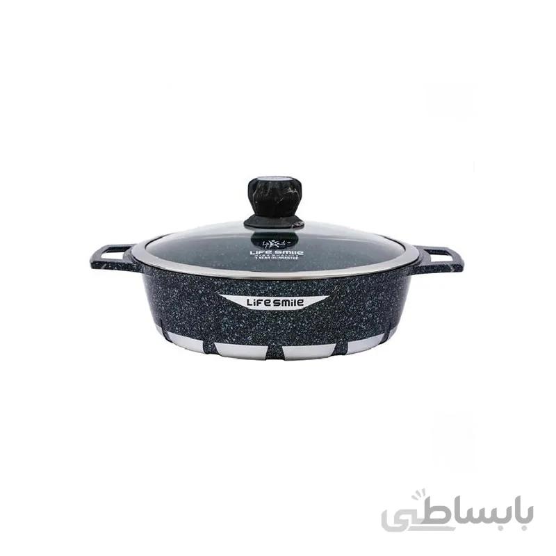 ماهی تابه لایف اسمایل مدل FLCMSHR سایز 36