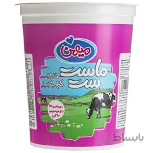 ماست ست کم چرب 1.4% چربی 900 گرمی میهن باکس 12 عددی
