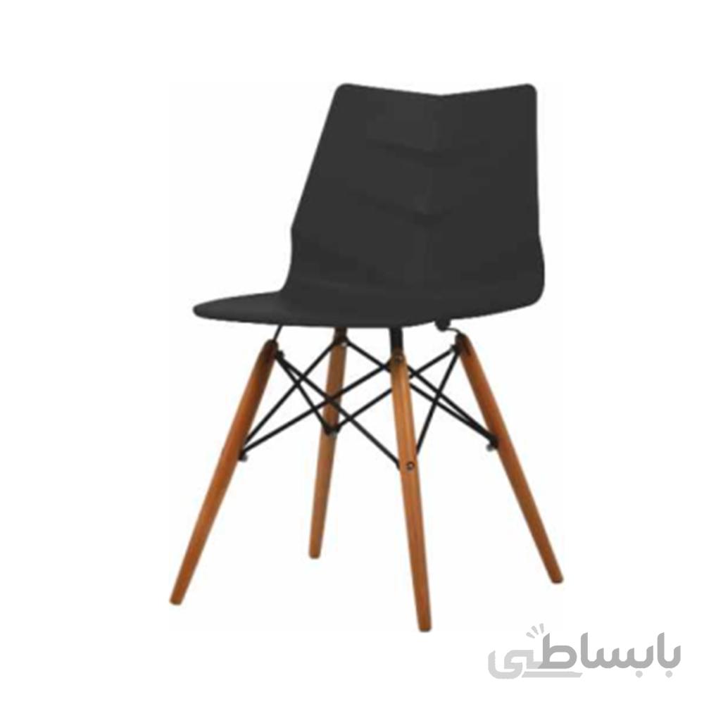 صندلی شقایق پایه چوبی H500 بنیزان