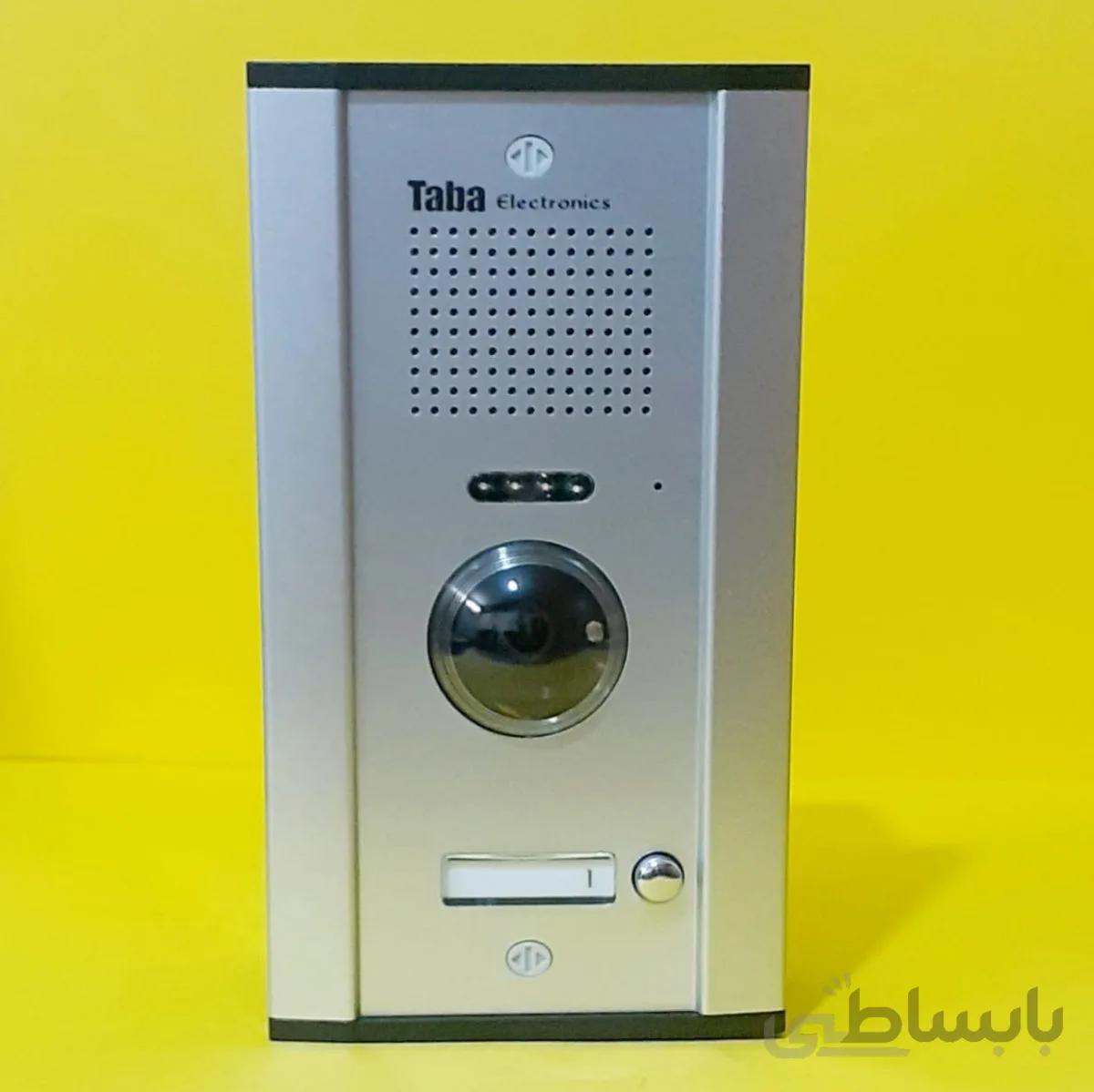 پنل ایفون تصویری تابا ثمین مدل 1083 یک واحدی
