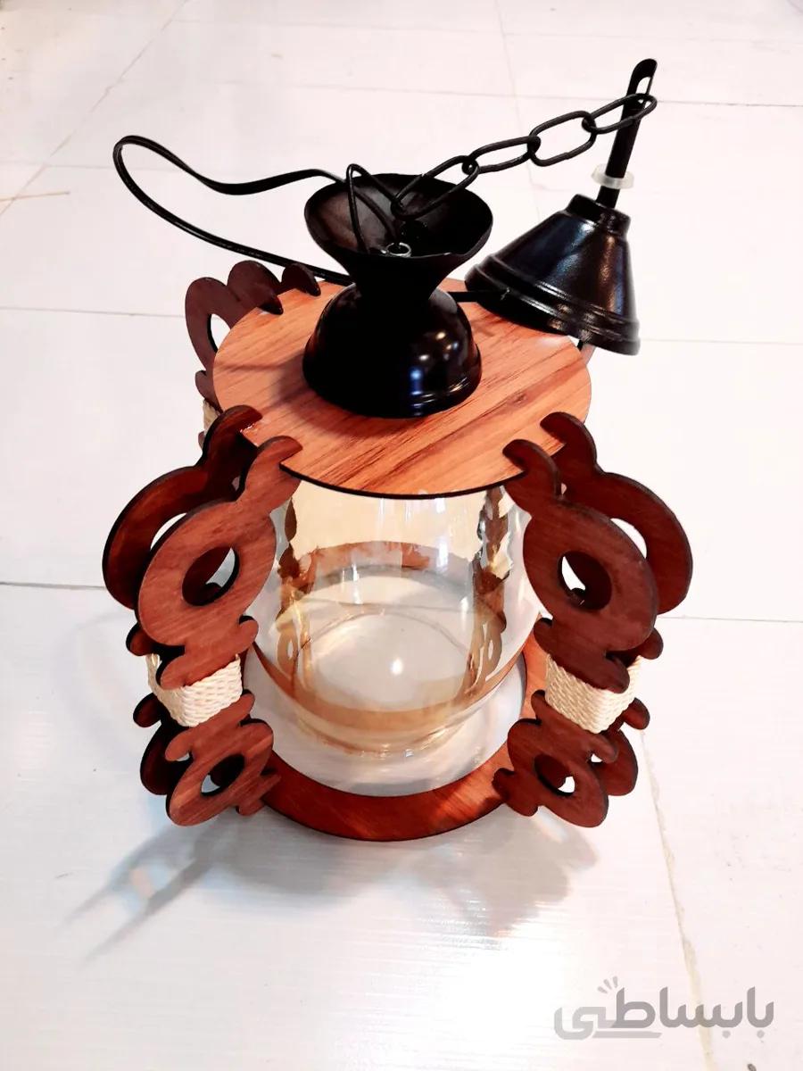 لوستر چوبی مدل 1 ا Wooden chandeliers