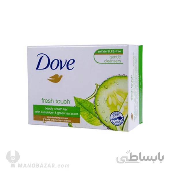 صابون کرمی داو مدل Fresh touch : وزن 100 گرم
