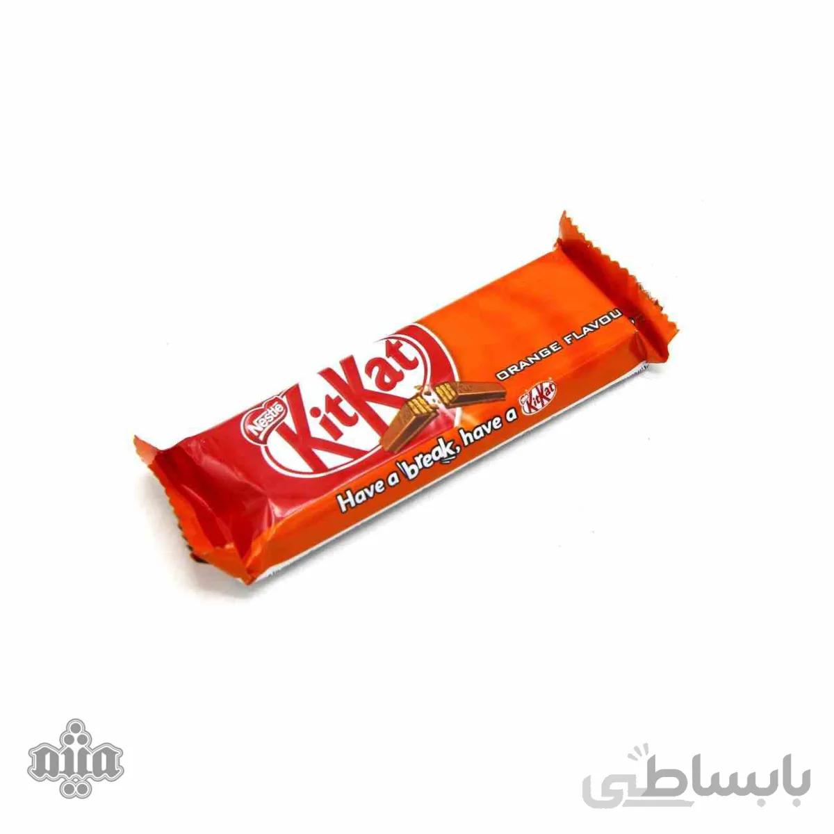 کیت کت دو انگشتی پرتقالی