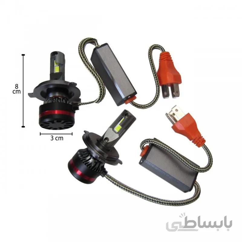 هد لایت H4 نور بالا و پایین مدل M8