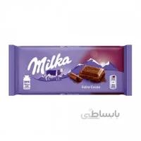 تابلت شکلات میلکا اکسترا کاکائو ا Milka Extra Cocoa Chocolate Tablet