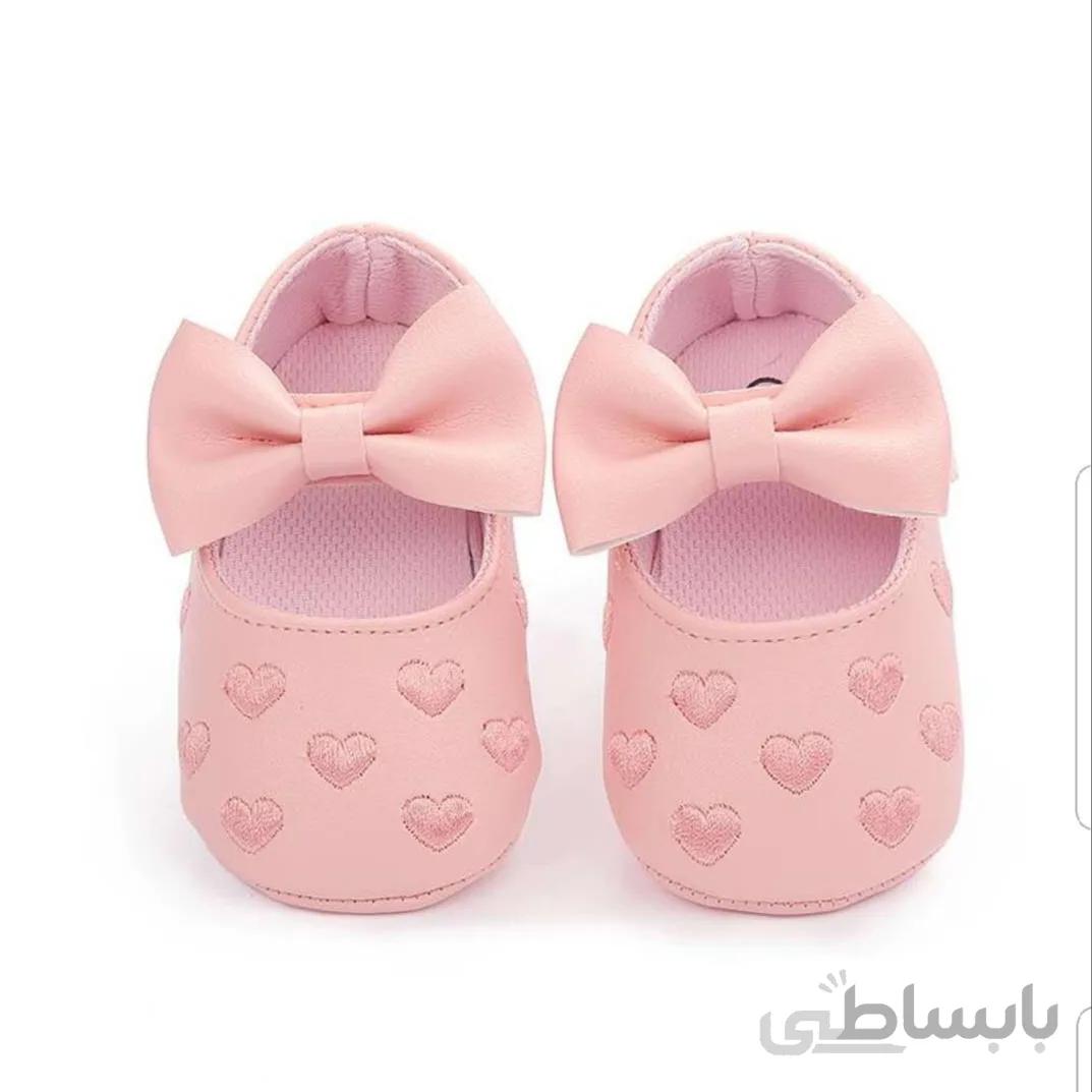 پاپوش قلب قلبی صورتی