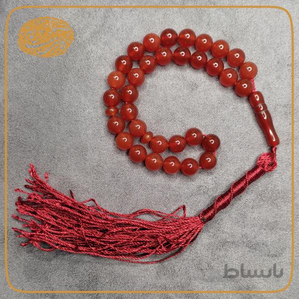 تسبیح عقیق 33 دانه
